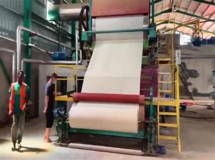 Wheat Rice Straw Pulp Tissue Paper Machine