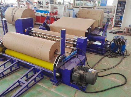 1600D kraft paper roll slitting and rewinding machine