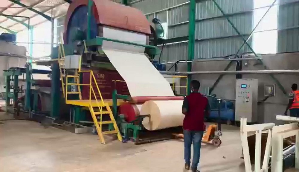 tissue paper recycling machine