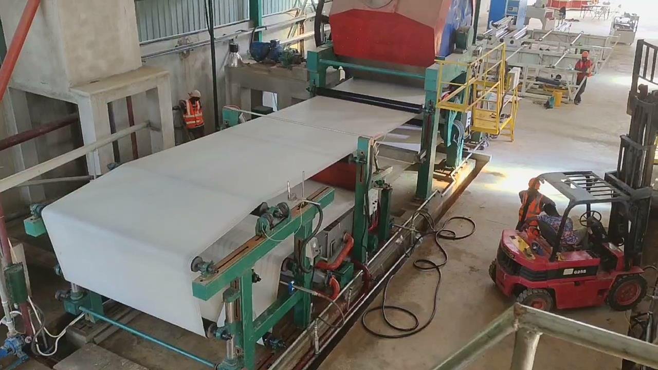 tissue paper recycling machine