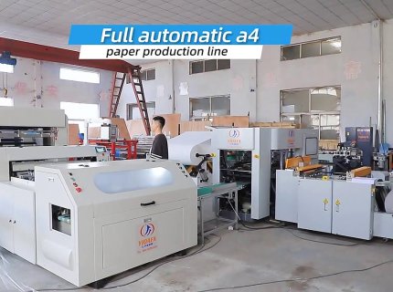 A4 Paper Roll To A4 Sheet Ream Making Manufacturing Machine