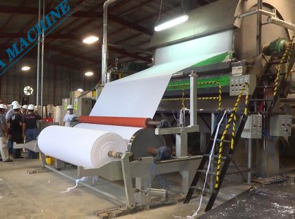 Paper Mill Plant Project Toilet Paper Making Machine For Sale